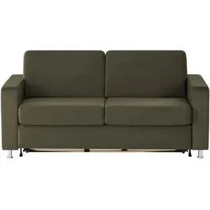 nehl Schlafsofa  Boston Deluxe ¦ grün ¦ Maße (cm): B: 199 H: 91 T: 103.0