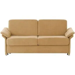 nehl Schlafsofa mit Schlaffunktion Boston Basic ¦ gelb ¦ Maße (cm): B: 195 H: 91