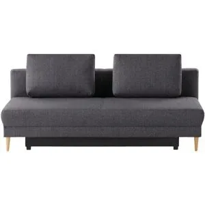 Höffner Schlafsofa mit Schlaffunktion Genua ¦ grau ¦ Maße (cm): B: 205 H: 89 T: 94.0