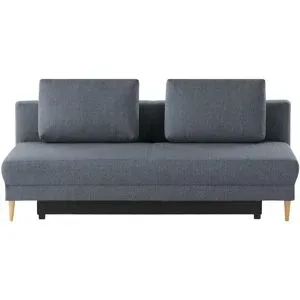 Höffner Schlafsofa mit Schlaffunktion Genua ¦ blau ¦ Maße (cm): B: 205 H: 89 T: 104.0