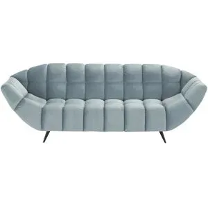 switch Einzelsofa aus Mikrofaser Gappa ¦ blau ¦ Maße (cm): B: 222 H: 82 T: 94.0