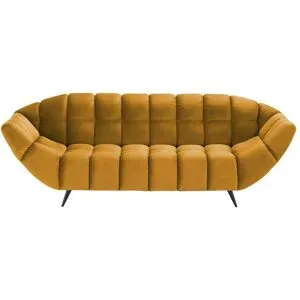 switch Einzelsofa aus Mikrofaser Gappa ¦ gold ¦ Maße (cm): B: 222 H: 82 T: 94.0