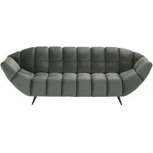 switch Einzelsofa aus Mikrofaser Gappa ¦ grau ¦ Maße (cm): B: 222 H: 82 T: 94.0