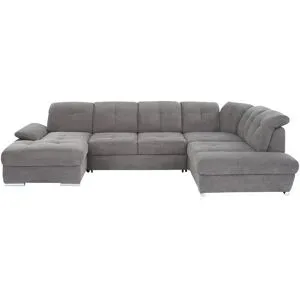 Höffner Wohnlandschaft  Gladys ¦ grau ¦ Maße (cm): B: 377 H: 103 T: 246.0
