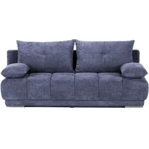 Bobb Einzelsofa mit Schlaffunktion Isalie de Luxe ¦ blau ¦ Maße (cm): B: 206 H: