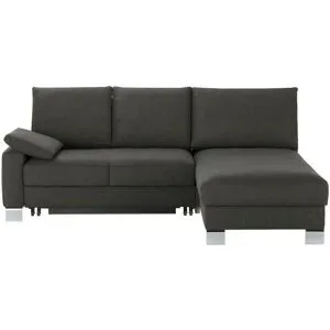 Höffner Ecksofa  Fürth ¦ schwarz ¦ Maße (cm): B: 218 H: 90 T: 180.0