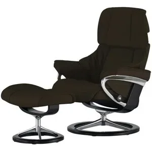 Stressless Relaxsessel mit Hocker  Reno M ¦ braun ¦ Maße (cm): B: 83 H: 110 T: