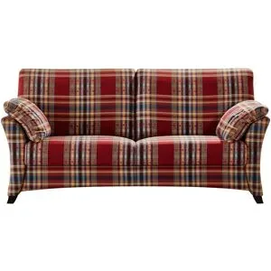 Höffner Sofa 2 5-sitzig  Mikado ¦ rot ¦ Maße (cm): B: 176 H: 93 T: 91.0