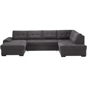 Höffner Wohnlandschaft  Bella ¦ grau ¦ Maße (cm): B: 326 H: 83 T: 183.0