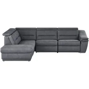 meinSofa Ecksofa  Ivonne-S ¦ grau ¦ Maße (cm): B: 294 H: 84 T: 245.0