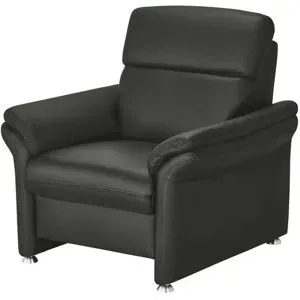meinSofa Ledersessel Leder Manon ¦ schwarz ¦ Maße (cm): B: 98 H: 94 T: 92.0