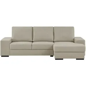 Höffner Ecksofa  Renée ¦ beige ¦ Maße (cm): B: 276 H: 92 T: 146.0