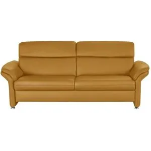 meinSofa Einzelsofa Leder Manon ¦ gelb ¦ Maße (cm): B: 228 H: 94 T: 92.0