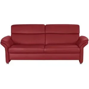 meinSofa Einzelsofa Leder Manon ¦ rot ¦ Maße (cm): B: 228 H: 94 T: 92.0