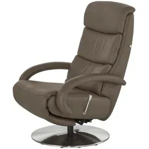 Hukla Leder-Relaxsessel  Florian ¦ braun ¦ Maße (cm): B: 73 H: 109 T: 91.0