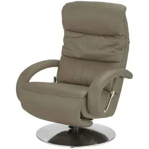 Hukla Leder-Relaxsessel  Florian ¦ braun ¦ Maße (cm): B: 73 H: 102 T: 91.0