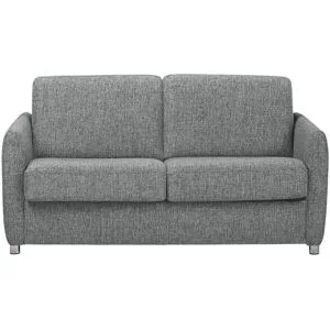 Betty Schlafsofa mit Faltbettfunktion Webstoff Betty ¦ grau ¦ Maße (cm): B: 162