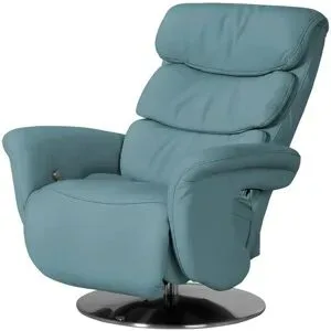 Himolla Leder-Relaxsessel Leder 7628 ¦ türkis/petrol ¦ Maße (cm): B: 83 H: 107