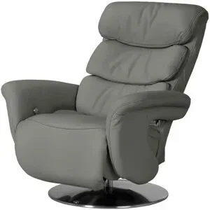 Himolla Leder-Relaxsessel Leder 7628 ¦ grau ¦ Maße (cm): B: 83 H: 107 T: 88.0