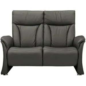 Himolla Ledersofa 2-sitzig 4010 ¦ grau ¦ Maße (cm): B: 143 H: 106 T: 88.0