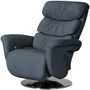 Himolla Leder-Relaxsessel Leder 7628 ¦ blau ¦ Maße (cm): B: 83 H: 113 T: 92.0
