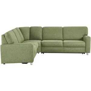smart Ecksofa  Valencia ¦ grün ¦ Maße (cm): B: 236 H: 90 T: 266.0