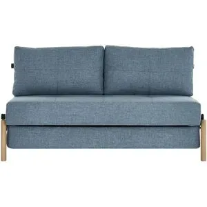 Höffner Klappsofa mit Schlaffunktion Cape ¦ blau ¦ Maße (cm): B: 148 H: 79 T: 98.0