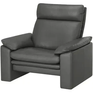 erpo just relax Ledersessel  JR963 Bari ¦ grau ¦ Maße (cm): B: 103