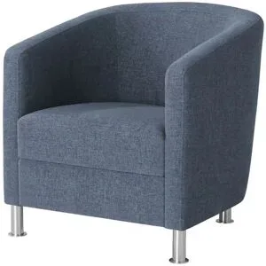 Höffner Sessel aus Flachgewebe Koblenz ¦ blau ¦ Maße (cm): B: 69 H: 75 T: 76.0