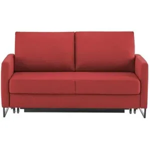 Höffner Schlafsofa aus Flachgewebe Fürth ¦ rot ¦ Maße (cm): B: 160 H: 90 T: 95.0