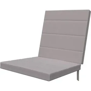 sun garden Sesselauflage  York ¦ grau ¦ Maße (cm): B: 46 H: 4