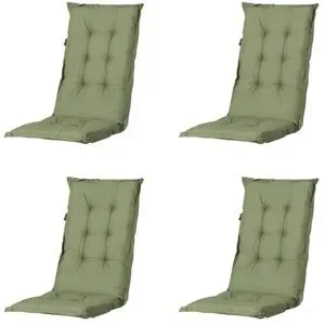 Höffner Auflage hoch 4er-Set  Basic ¦ grün ¦ Maße (cm): B: 50 H: 6