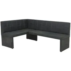 Höffner Eckbank   ¦ grau ¦ Maße (cm): B: 140 H: 90
