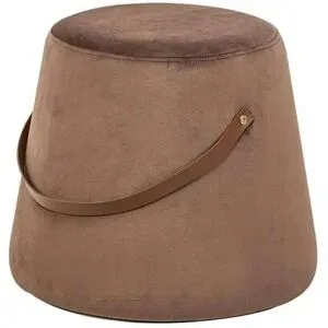 Höffner Pouf   ¦ braun ¦ Maße (cm): B: 42 H: 36