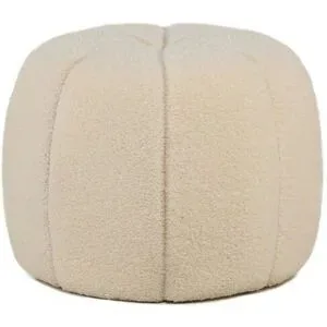 Höffner Pouf   ¦ creme ¦ Maße (cm): B: 50 H: 38
