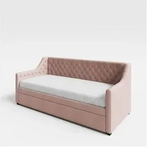 Höffner Schlafsofa  Hayle ¦ rosa/pink ¦ Maße (cm): B: 110 H: 96,5