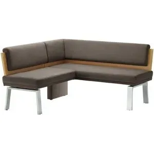 Höffner Eckbank  Canto IV ¦ braun ¦ Maße (cm): B: 157 H: 88 T: 157.0