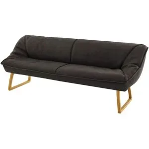 Koinor Polsterbank Leder Alino ¦ braun ¦ Maße (cm): B: 228 H: 89 T: 77.0