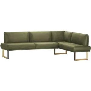 Woodford Eckbank  Soras ¦ grün ¦ Maße (cm): H: 89