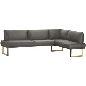 Woodford Eckbank  Soras ¦ grau ¦ Maße (cm): H: 89