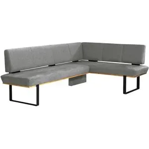 Höffner Eckbank  Philip ¦ grau ¦ Maße (cm): B: 225 H: 88 T: 175.0