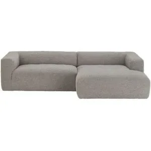 Höffner Ecksofa  Brio ¦ grau ¦ Maße (cm): H: 65