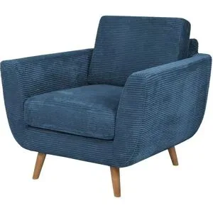 Soho Sessel  Smilla ¦ blau ¦ Maße (cm): B: 94 H: 85 T: 93.0