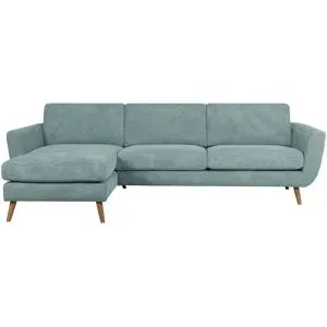 Soho Ecksofa  Smilla ¦ blau ¦ Maße (cm): B: 274 H: 85 T: 156.0