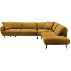 pop Ecksofa  Ventus ¦ gelb ¦ Maße (cm): B: 304