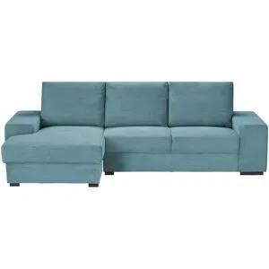 Höffner Ecksofa  Renée ¦ türkis/petrol ¦ Maße (cm): B: 276 H: 92 T: 146.0