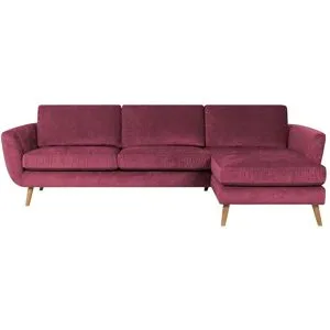 Soho Ecksofa  Smilla ¦ rot ¦ Maße (cm): B: 274 H: 85 T: 156.0