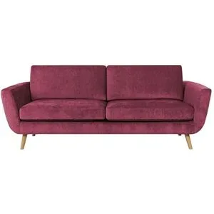 Soho Sofa  Smilla ¦ rot ¦ Maße (cm): B: 217 H: 85 T: 93.0