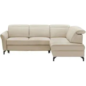 uno Ecksofa  Basel ¦ beige ¦ Maße (cm): B: 243 H: 100 T: 200.0