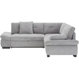 Bobb Ecksofa  Lindsay ¦ grau ¦ Maße (cm): B: 255 H: 91 T: 225.0